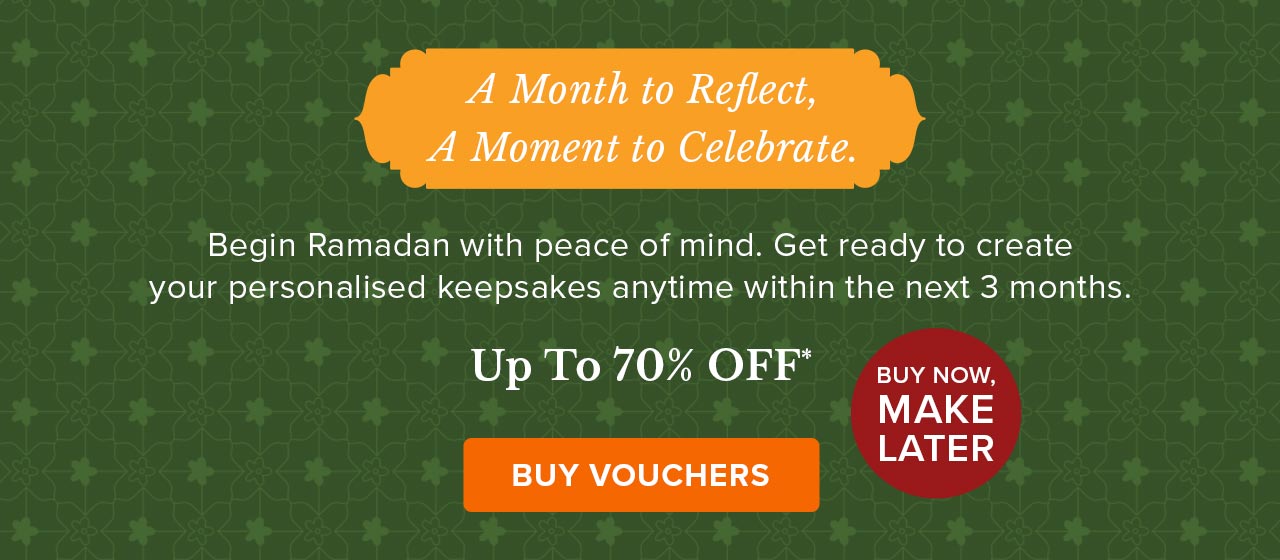 A Month to Reflect, A Moment to Celebrate | Buy Vouchers