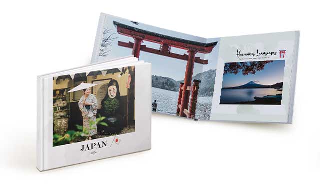 14x10 Large Landscape Imagewrap Layflat Hardcover Photobook