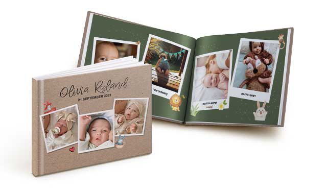 14x10 Large Landscape Standard Bind Imagewrap Hardcover Photobook