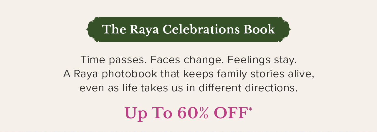 The Raya Celebrations Book | Up to 60% Off*