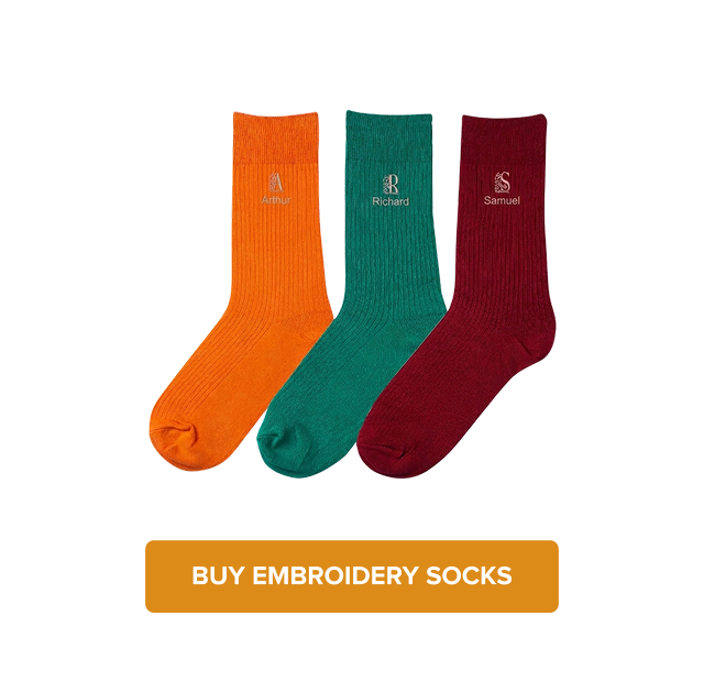 Buy Embroidery Socks
