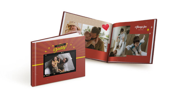 11 x 8.5 Medium Landscape Standard Bind Imagewrap Hardcover Photobook