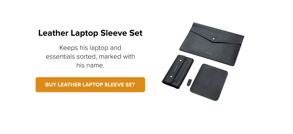 Buy Leather Laptop Sleeve Set