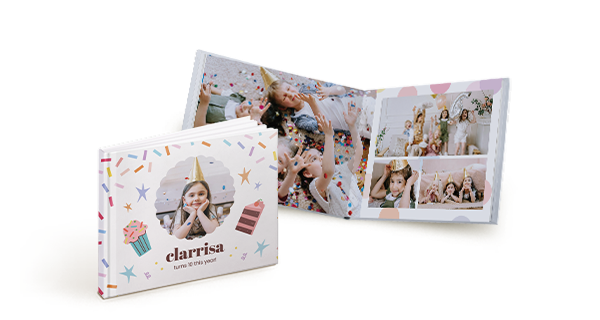 11" x 8.5" Medium Landscape Imagewrap Layflat Hardcover Photobook