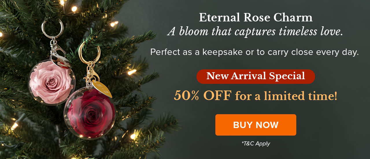 Eternal Rose Charm | Buy Now