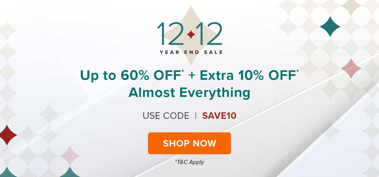 Enjoy Up to 60% Off + Extra 10 Off* | Shop now