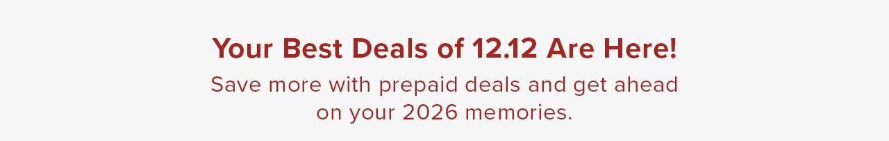 Your best deals of 12.12 are here!