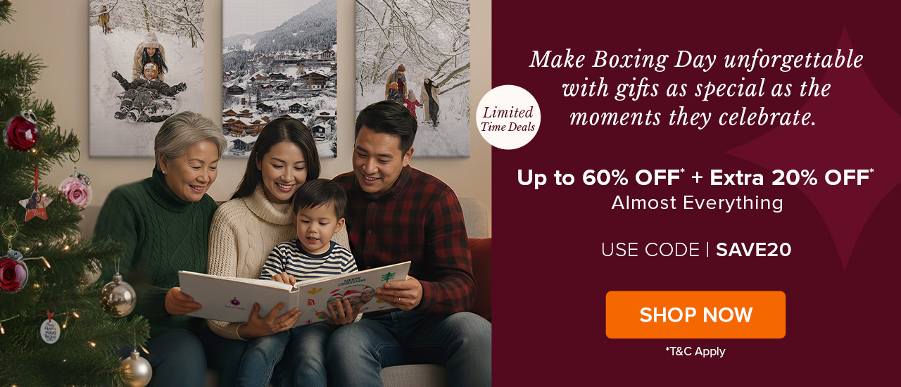 Make Boxing Day unforgettable with personalised gifts | Shop Now
