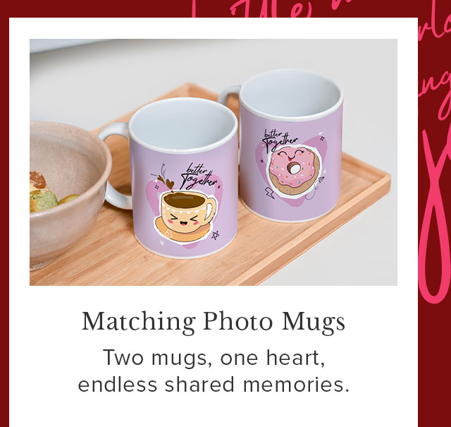 Matching Photo Mugs