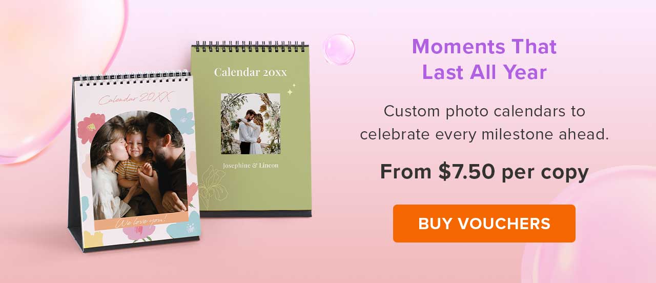 Custom Photo Calendars From $7.50 per copy