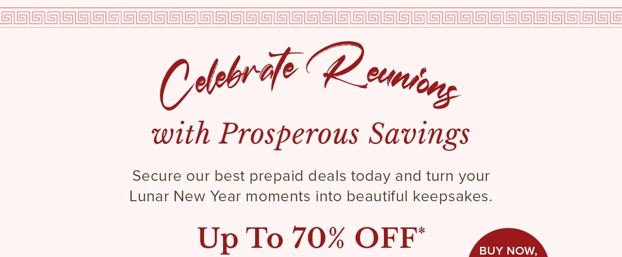 Celebrate Reunions with Prosperous Savings