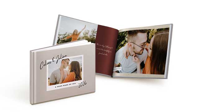 11x8.5 Medium Landscape Standard Bind Imagewrap Hardcover Photobook