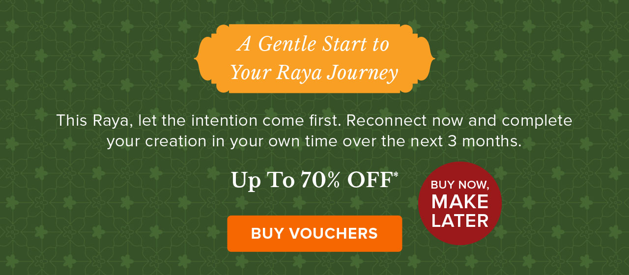 A gentle start to Raya with Buy Now, Make Later | Up to 70% Off*