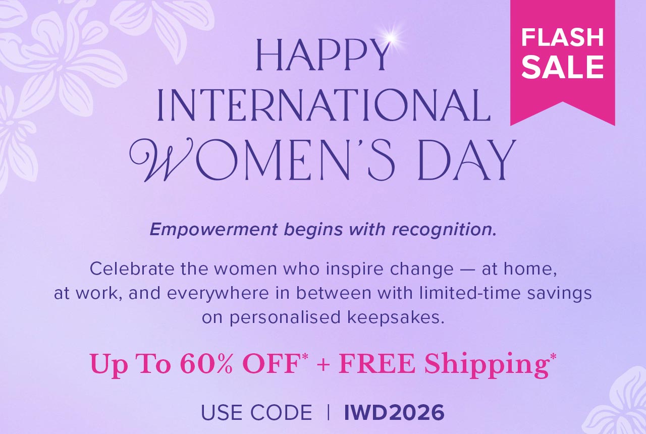 Happy International Women's Day | Enjoy Up to 60% Off* + Free Shipping* 