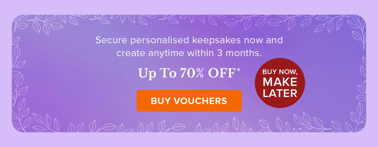 Buy Now, Make Later | Up to 70% Off* Prepaid Vouchers