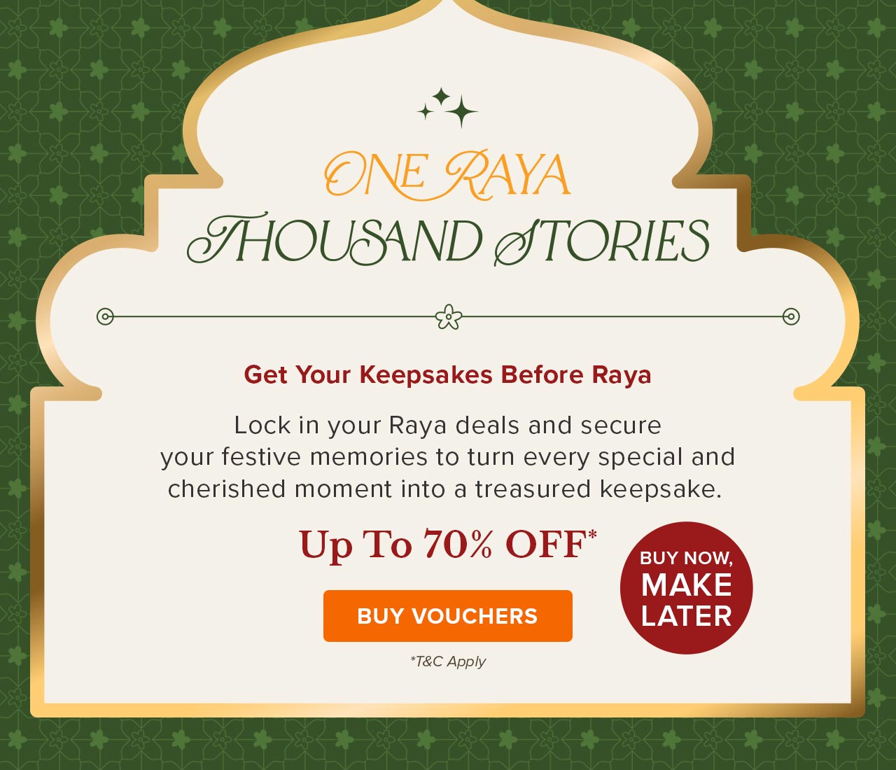 One Raya Thousand Stories | Up to 70% Off* Prepaid Deals