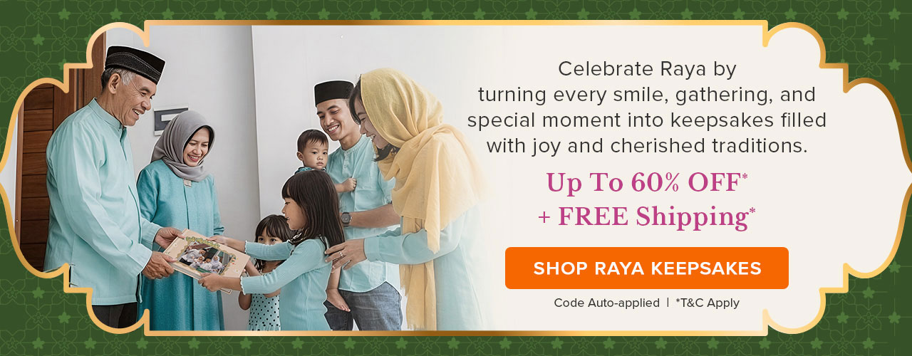 Get Up to 60% Off* + Free Shipping* on Other Raya Keepsakes