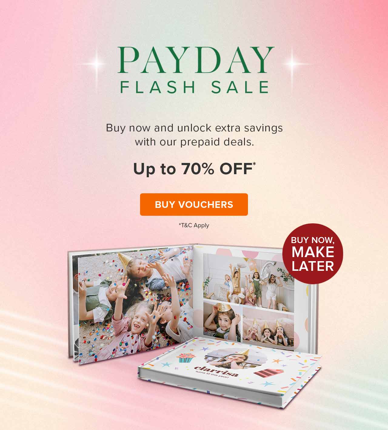 Payday Flash Sale | Buy Vouchers