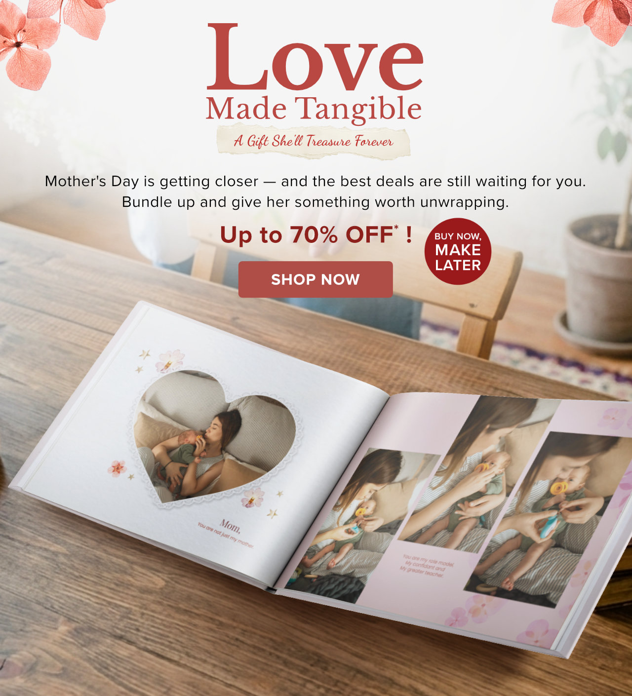 Love Made Tangible | Shop Up to 70% Off* Mother's Day Deals Now