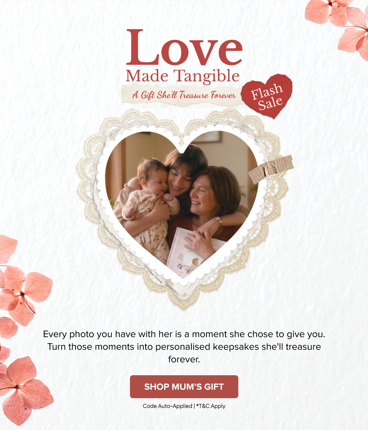 Love Made Tangible. A Gift She'll Treasure Forever | Shop Mum's Gift