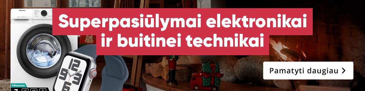 Superpasiūlymai elektronikai ir buitinei technikai