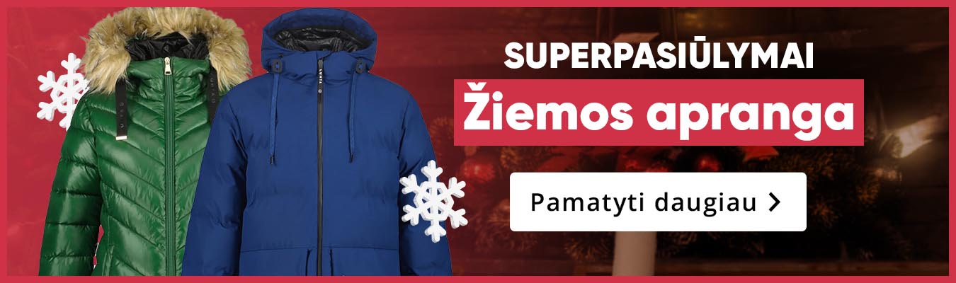 Superpasiūlymai žiemos aprangai