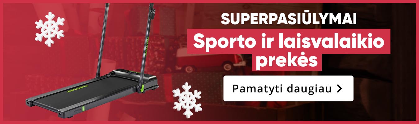 Superpasiūlymai sporto ir laisvalaikio prekėms