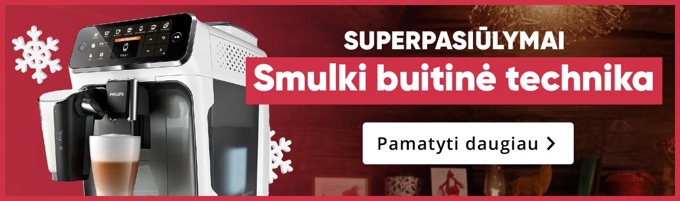 Superpasiūlymai smulkiai buitinei technikai