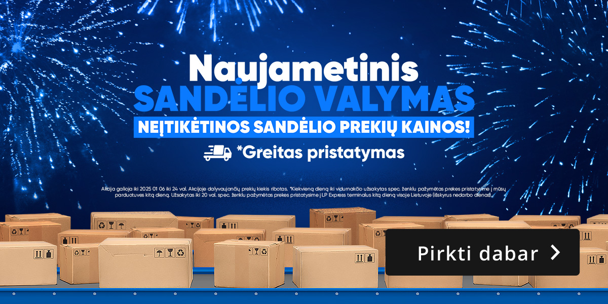 Naujametis sandėlio valymas