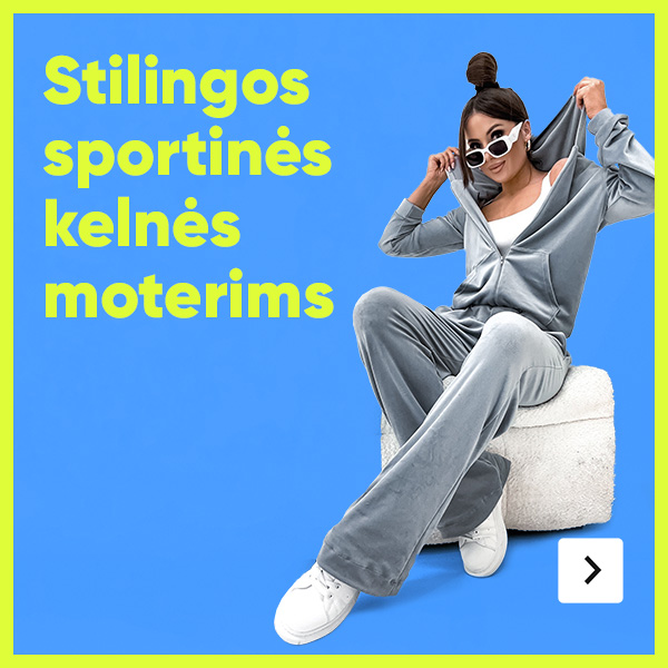 Stilingos sportinės kelnės moterims