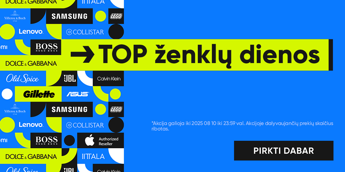 Viskas, ko reikia – tik iš TOP prekės ženklų!