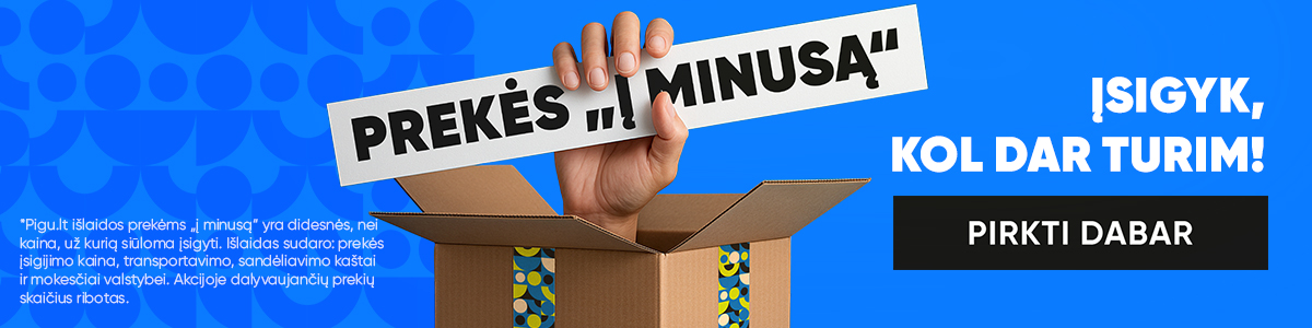 Prekės į minusą