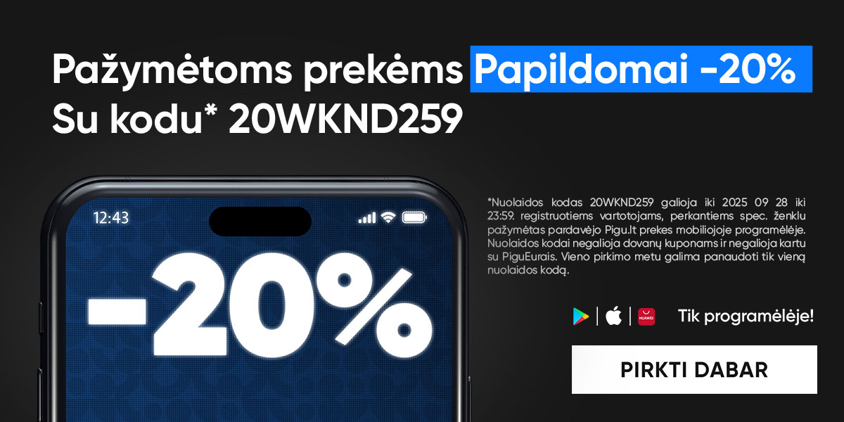 Papildoma -20%