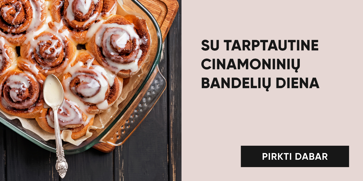 Cinamoninių bandelių diena jau čia! 