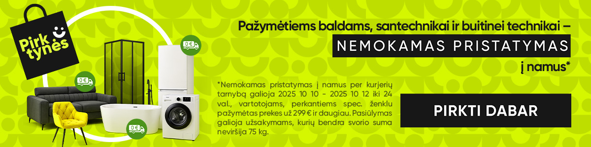 nemokamas pristatymas