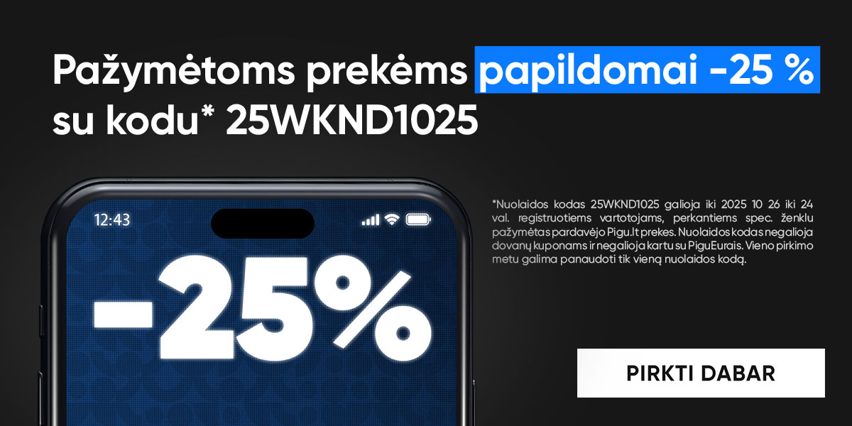 Papildomi -25%