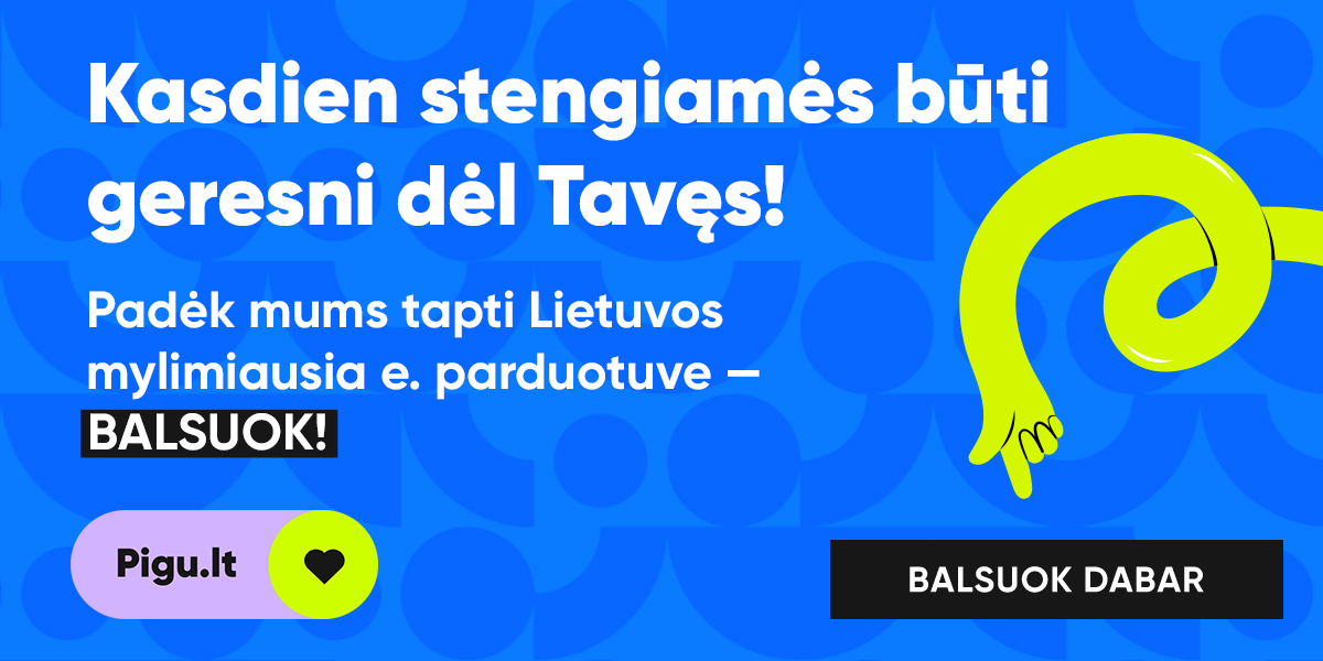 Mylimiausia lietuvos elektroninė parduotuvė