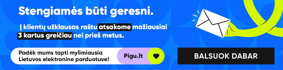 Mylimiausia lietuvos elektroninė parduotuvė