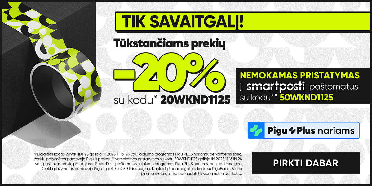 -20% su kodu* 20WKND1125