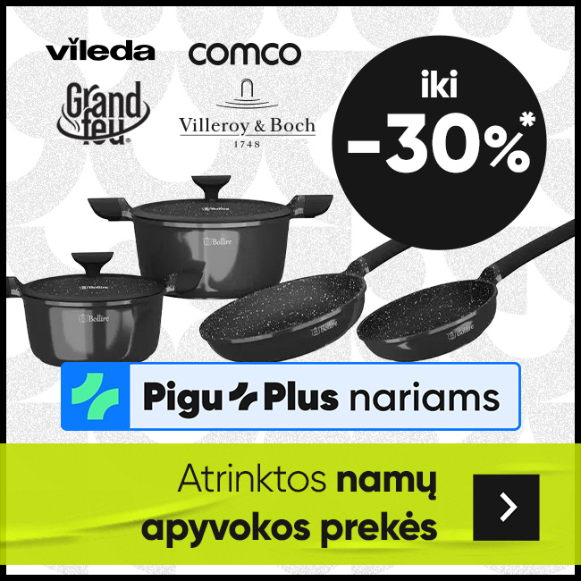 Atrinktos namų apyvokos prekės