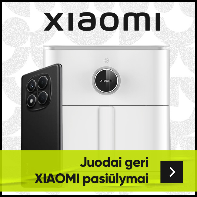 Juodai geri XIAOMI pasiūlymai