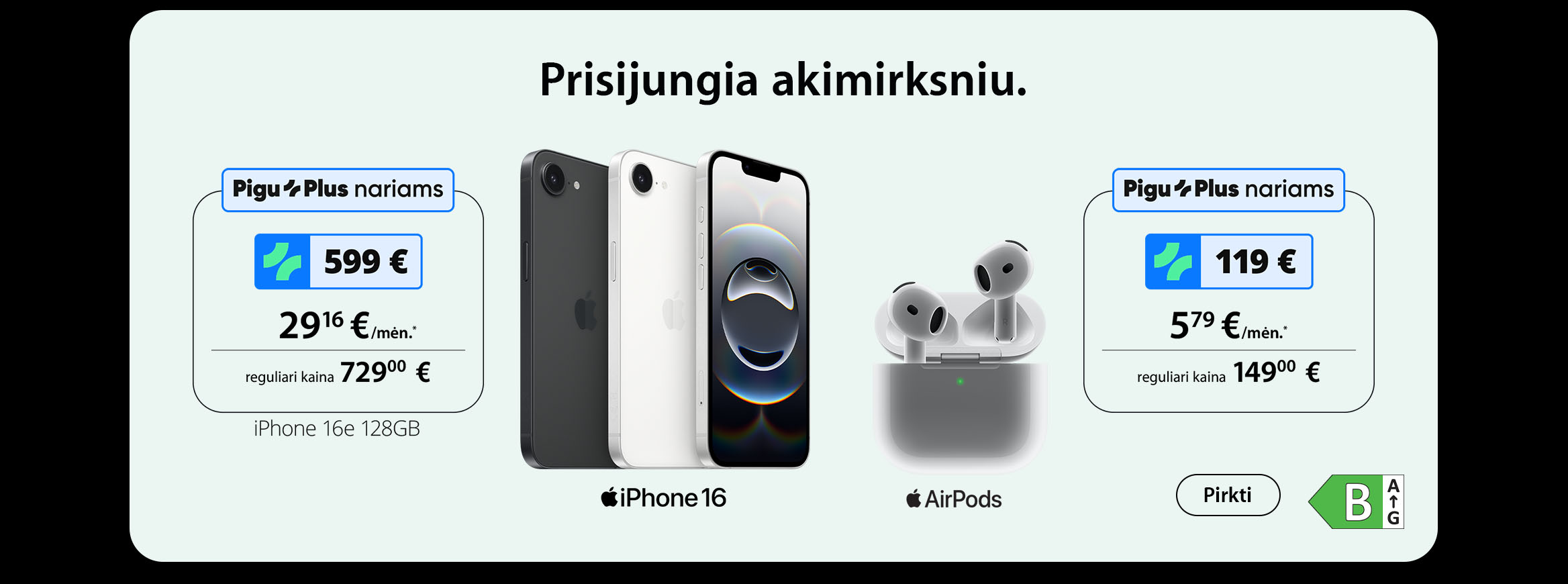 iPhone 16 e  AirPods 4