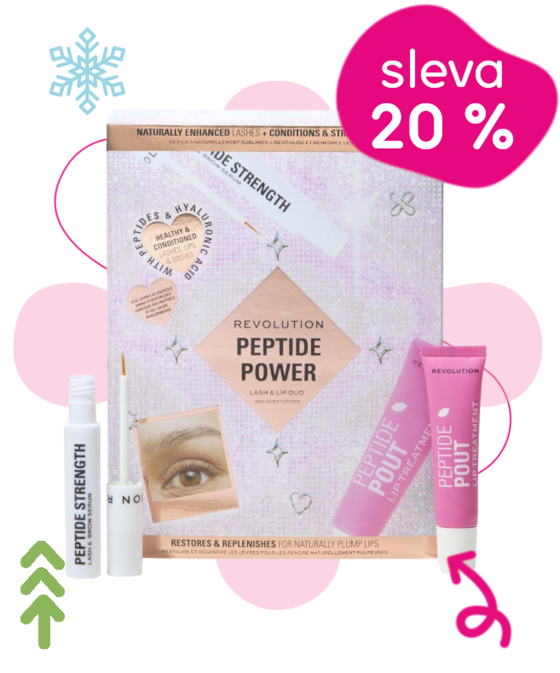 Revolution Peptide Power Lash and Lip Duo dárková sada 2 ks | Pilulka.cz