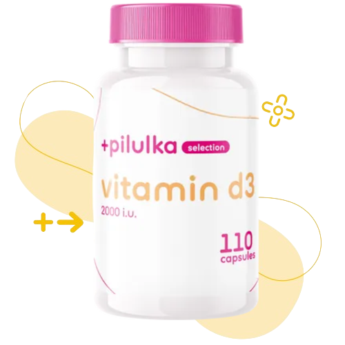 Pilulka Selection Vitamín D3 2000 I.U. 110 kapslí | Pilulka.cz