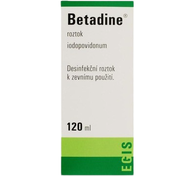 BETADINE tekutina (H) zelený 120 ml