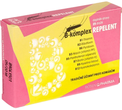 ROSEN B‑komplex REPELENT dražé 25 ks