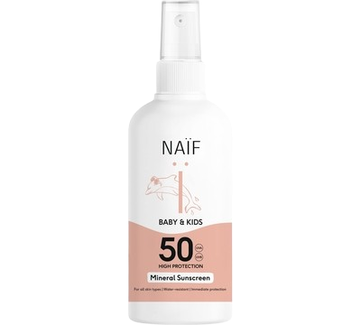 NAÏF Ochranný sprej na opalování SPF50 pro děti a miminka 100 ml