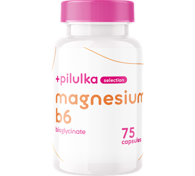 PILULKA SELECTION Magnesium bisglycinát + B6 75 kapslí