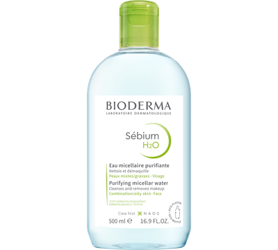 BIODERMA Sébium H2O micelární voda na mastnou pleť a akné 500 ml