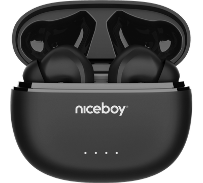 NICEBOY Bezdrátová sluchátka HIVE Pins ANC 3 černá